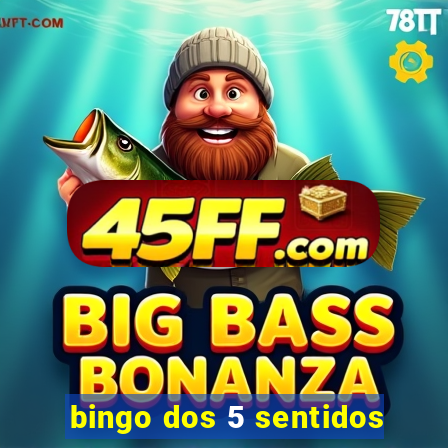 bingo dos 5 sentidos